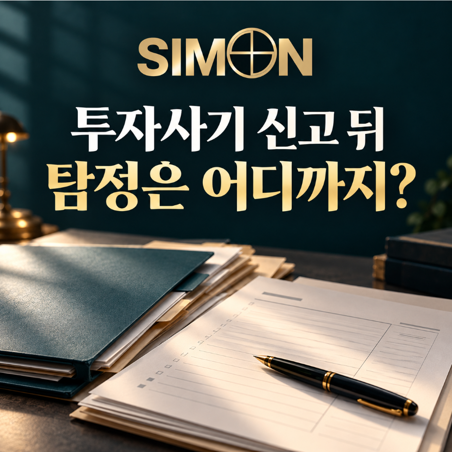 투자사기 신고 뒤, 탐정은 어디까지?