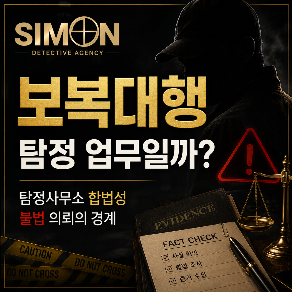 보복대행, 탐정 업무일까?