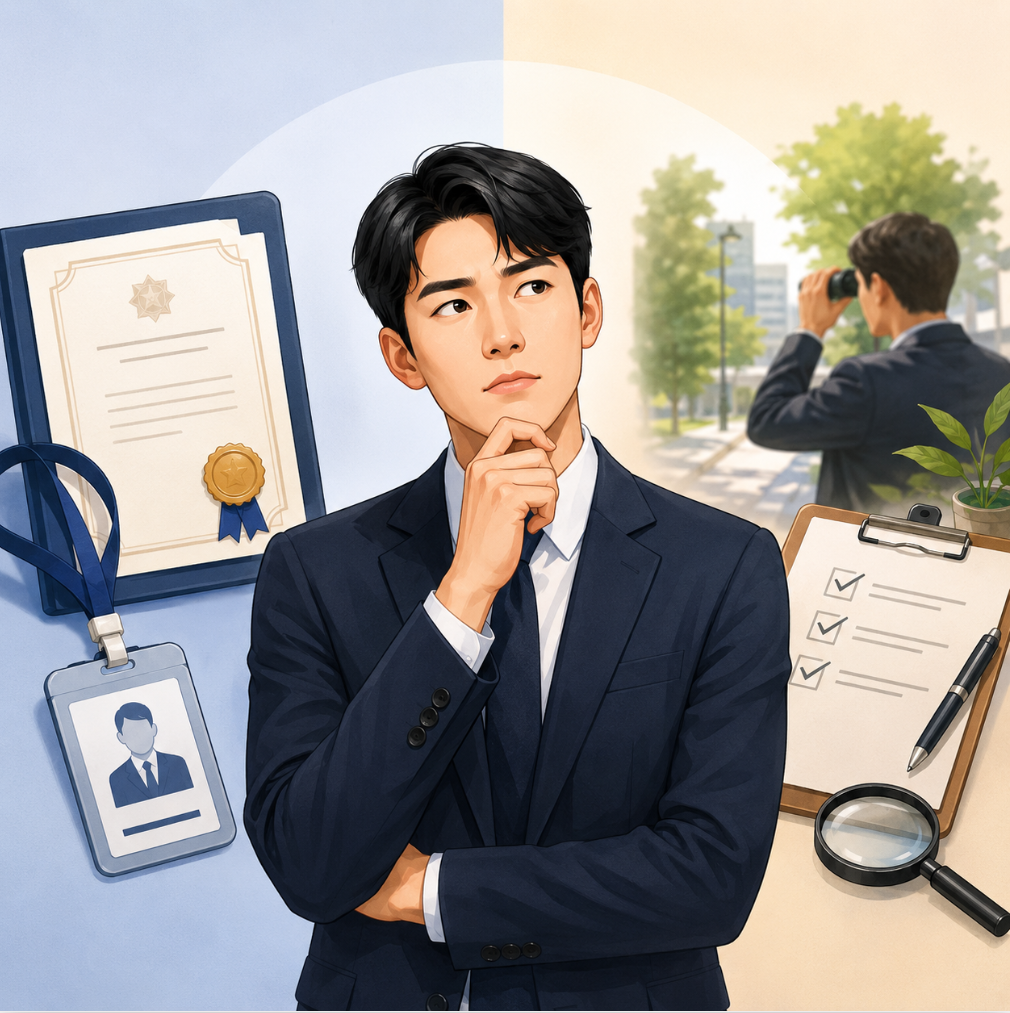 탐정 자격증과 현장 경험, 선택의 순간