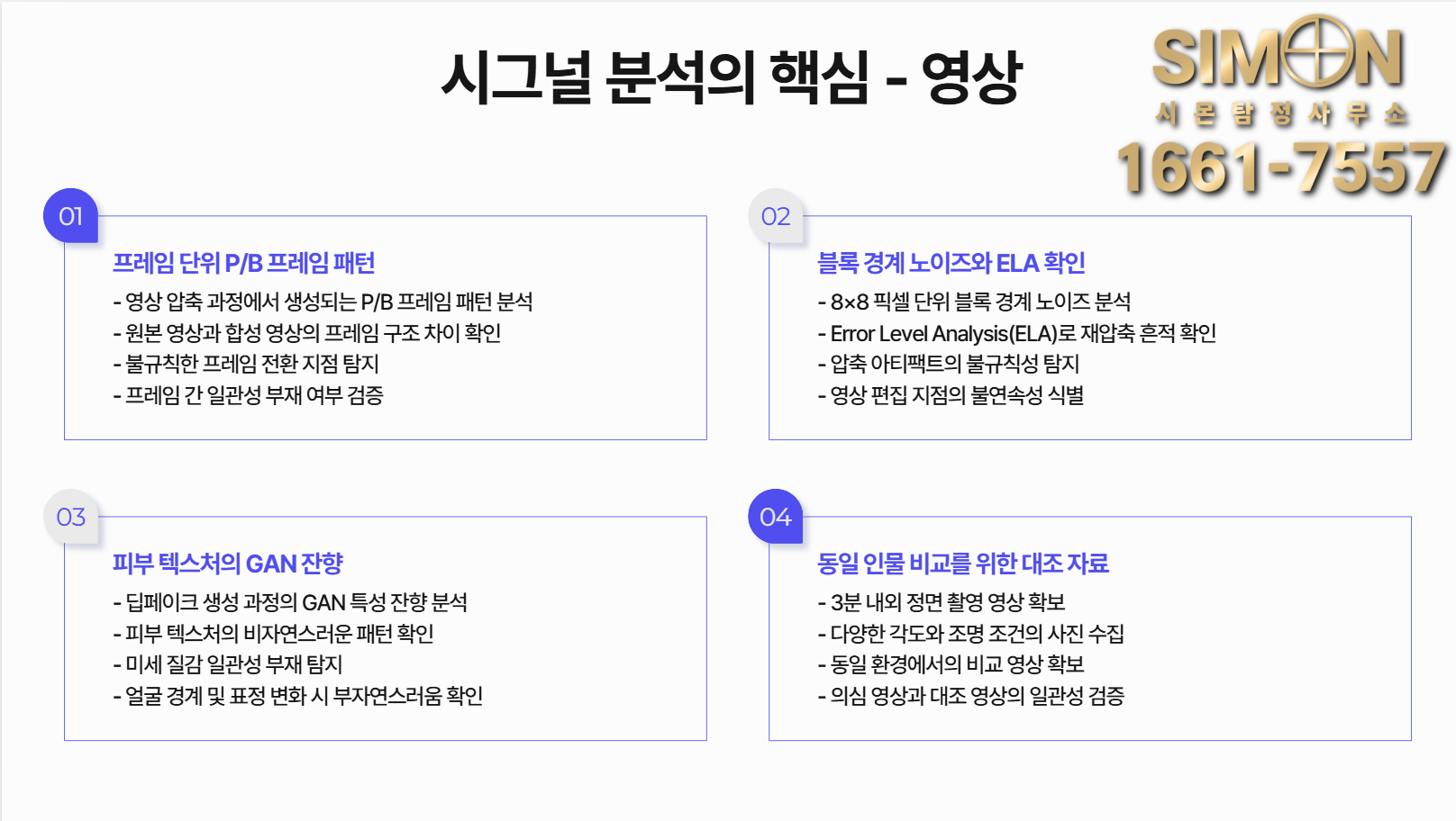 동일 인물 비교를 위한 대조 자료